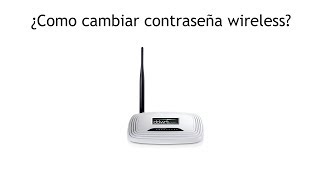 ¿como cambiar contraseña WiFi DDWRT TLWR741ND [upl. by Ahc884]