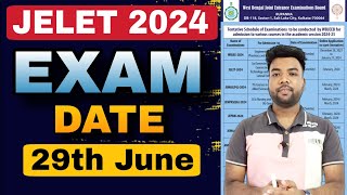 Finally JELET 2024 Exam Date Reveal  Application Start From February 1st Week [upl. by Rinum]