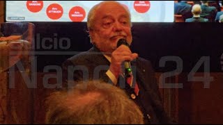 La smorfia di De Laurentiis quando parla di Garcia e NapoliEmpoli 😳 [upl. by Lehcear]