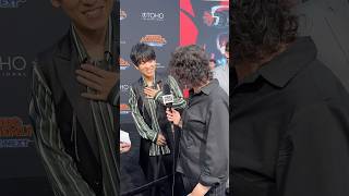 Daiki Yamashita voice of Deku at the LA premiere of “MHA You’re Next” myheroacademia [upl. by Haissi500]