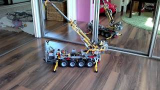 Lego technic crane combined 8421 amp 8053 [upl. by Ulah]