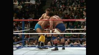 Rougeau Brothers vs Muraco amp Orton  51187 [upl. by Juakn]