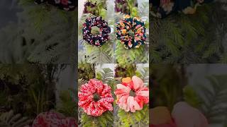 welcome to my small business I sell handmade scrunchies😍ytshorts shorts handmade scrunchies [upl. by Disario]