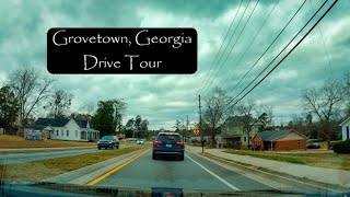 Grovetown Georgia  Drive Tour  4K USA [upl. by Zoie690]