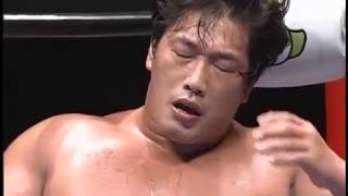 AJPW  Kenta Kobashi vs Toshiaki Kawada [upl. by Carlen]