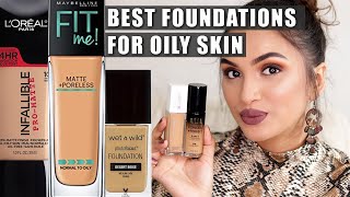 BEST FOUNDATIONS FOR OILY SKIN  Affordable Picks  BeautiCo [upl. by Aiseneg]