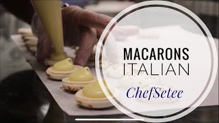 how to make macarons with meringue italian [upl. by Goldfinch]