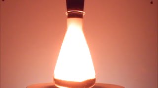 Chemistry experiment 27  Reaction between sodium metal and chlorine gas [upl. by Cohe149]