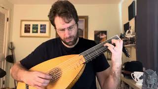 Can She Excuse My Wrongs by John Dowland for Renaissance Lute [upl. by Eelrefinnej822]