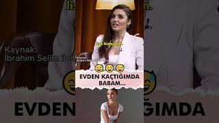 Hande Erçel quotEvden Kaçtığımda Babamquot😂 komik handeerçel [upl. by Odnumyer]