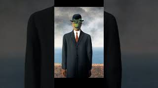 Son of man by Rene Magritte Daily Masterpiece [upl. by Argent]