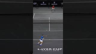 INCREDIBLE Federer and Kyrgios point 😱 [upl. by Hairehcaz]