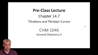 147 Titrations and Titration Curves by Dr Kenneth Hanson [upl. by Madlen404]