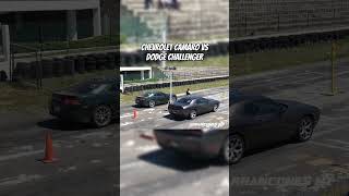 Chevrolet Camaro vs Dodge Challenger arrancones [upl. by Angelo975]