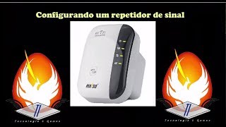 Como configurar um AP repetidor de sinal Wireless [upl. by Maximilianus]