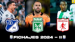 🔥FICHAJES Y SALIDAS LIGA BETPLAY 2024  II Fichajes Nacional  América  Millonarios  Junior  Cali [upl. by Haorbed370]