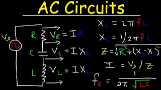 AC Circuits  Impedance amp Resonant Frequency [upl. by Aileno]