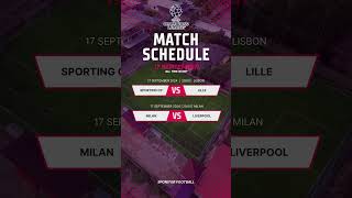 UEFA Champions League Fixture  17 September 2024  UEFA Champions League 202425 [upl. by Jehias]