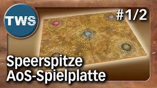 Tutorial Spielplatte für Age of Sigmar Speerspitze 1 AoS Magnetic Gaming Board Skavenflut TWS [upl. by Hennie245]