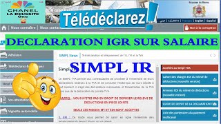 Declaration IR Sur Salaire [upl. by Eilarol]