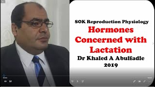 Hormones concerned with lactation 32019 by Dr Khaled A Abulfadle [upl. by Fulviah]