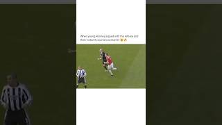 When young Rooney argued with the referee and then instantly scored a screamer 🤯🔥 [upl. by Lanuk]