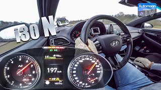 Hyundai i30 N 275hp  0200 kmh acceleration 60FPS [upl. by Ave585]