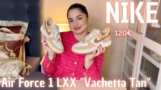 NIKE AIR FORCE 1 LXX quotVACHETTA TANquot I AIR FORCE 1 REVIEW 4K I SNEAKERS I Mary´s Closet [upl. by Alihet]