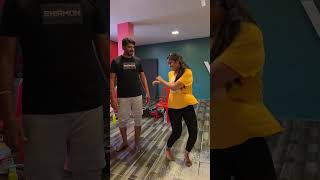 Fun during dance practice🤣 comedy mrmrschinnathirai dance [upl. by Inalan]