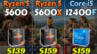 R5 5600 vs 5600X vs i512400F  Which CPU is Better Value for Money [upl. by Drarreg]