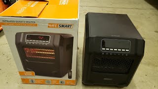 Life Smart Infraed Quartz Heater Review [upl. by Enahpets]