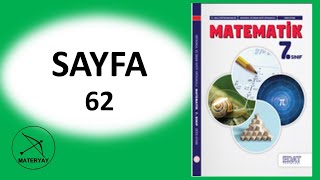 7sınıf MATEMATİK KİTABI EDAT YAYINLARI sayfa 62 [upl. by Donna83]