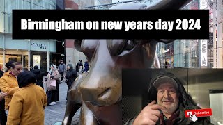 Birmingham on new years day 2024 [upl. by Adalai379]