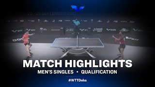 Kizukuri Yuto vs Amalraj Anthony  WTT Star Contender Doha 2021  MS  Qual [upl. by Eaner]