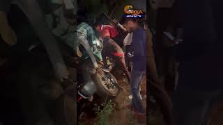 quotDrunkquot tourist crash rentacar at Arpora [upl. by Aneen971]