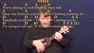 Footloose Kenny Loggins Ukulele Cover Lesson with ChordsLyrics [upl. by Suiraj]