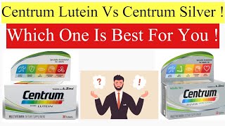 What Is The Main Difference Between Centrum Lutein and Centrum Silver Multivitamin Health Wellness [upl. by Ahsenyt]