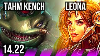 TAHM KENCH amp Lucian vs LEONA amp Jhin SUP  KR Master  1422 [upl. by Jamima252]