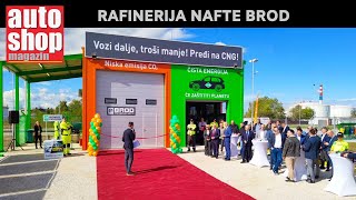 Rafinerija nafte Brod  Otvoren CNG servisni centar ASM 1185 [upl. by Dee]