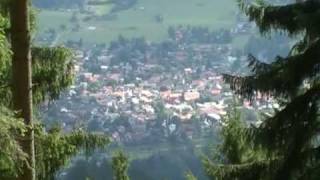 Oberammergau  Der Blick von der KolbensattelHütte [upl. by Harimas]