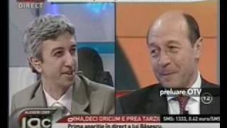 Traian Basescu il ameninta pe Razvan Dumitrescu [upl. by Mace401]