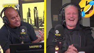 Emmanuel Petit In HYSTERICS At Gabbys Attempt SPEAKING FRENCH 🤣🇫🇷 [upl. by Yenhpad639]