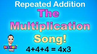 The Multiplication Song  Repeated Addition Song  Elementary Math Music [upl. by Orual299]