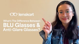 Difference Between Blu Glasses And Anti Glare Glasses  Lenskart [upl. by Annayrb808]