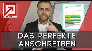 Das PERFEKTE Anschreiben formulieren  5 Tipps für das perfekte MUSTER Bewerbungsanschreiben [upl. by Aminta]