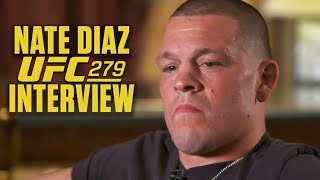 Nate Diaz UFC 279 Interview Fighting Khamzat Chimaev amp what the future looks like  ESPN MMA [upl. by Jasun853]