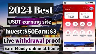 STARquot2024 best earning application sing up to get bouns rewards live withdrawal proof🤑 [upl. by Eceinehs]