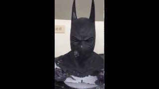 Batman arkham cowl test casting [upl. by Romona36]