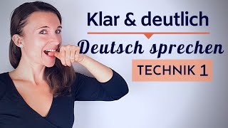 1 KLAR UND DEUTLICH SPRECHEN  Richtig Deutsch sprechen  Aussprache Übungen  Sprechtraining [upl. by Ecirtnahs678]