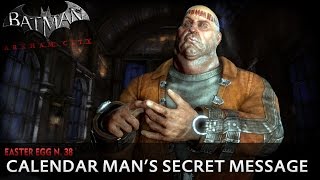 Batman Arkham City New Easter Egg  Calendar Mans Secret Message [upl. by Anh]